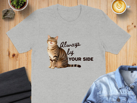 Always by Your Side Cat Illustration Shirt