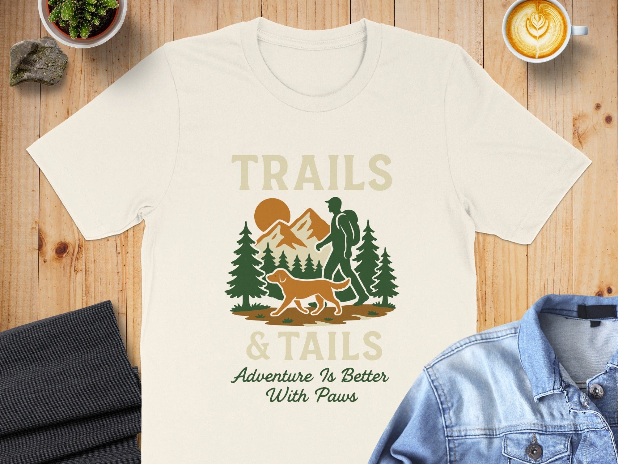 Trails and Tails Adventure Is Better T-shirt