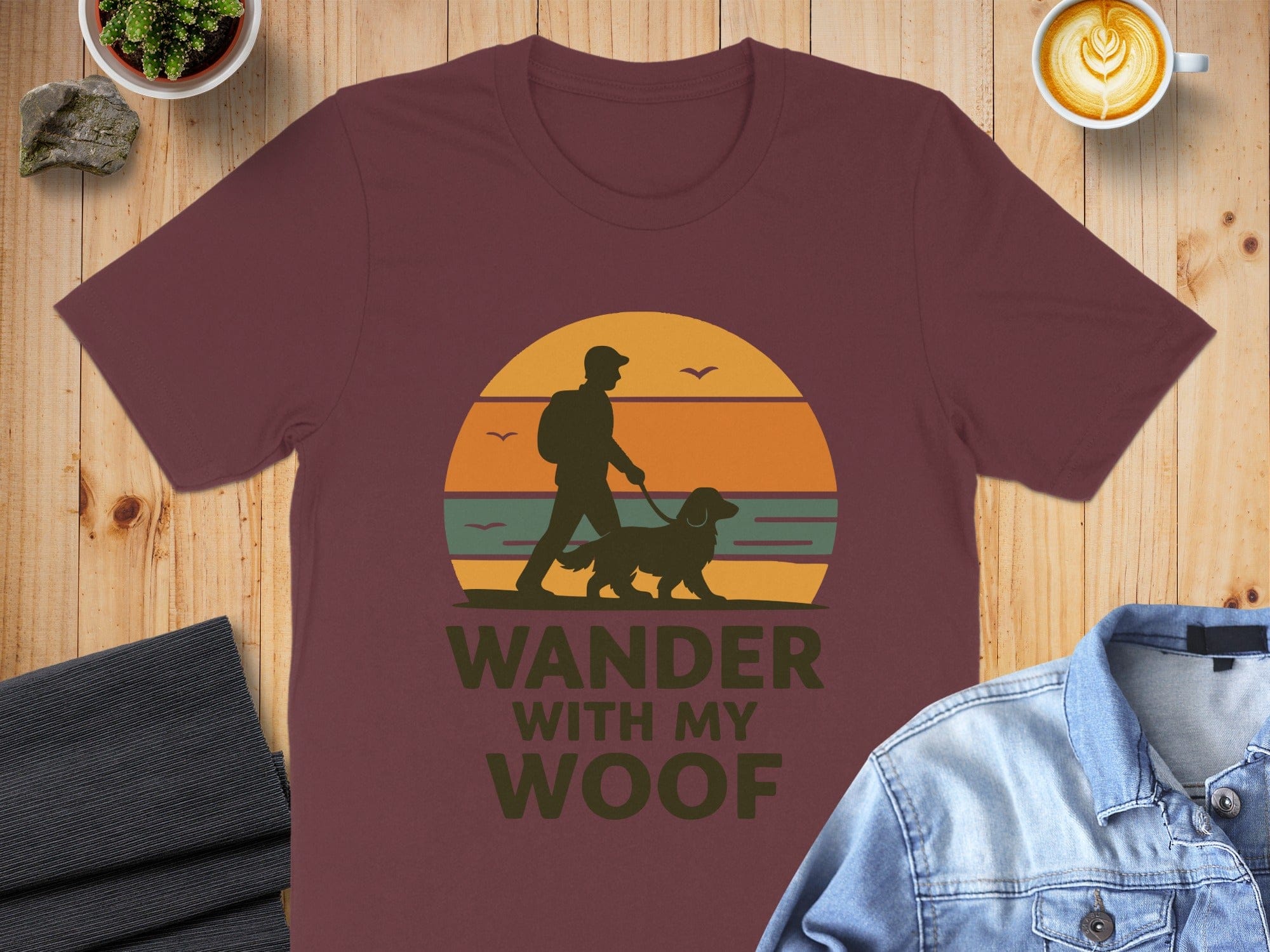 Wander With My Woof T-shirt for Dog Lovers