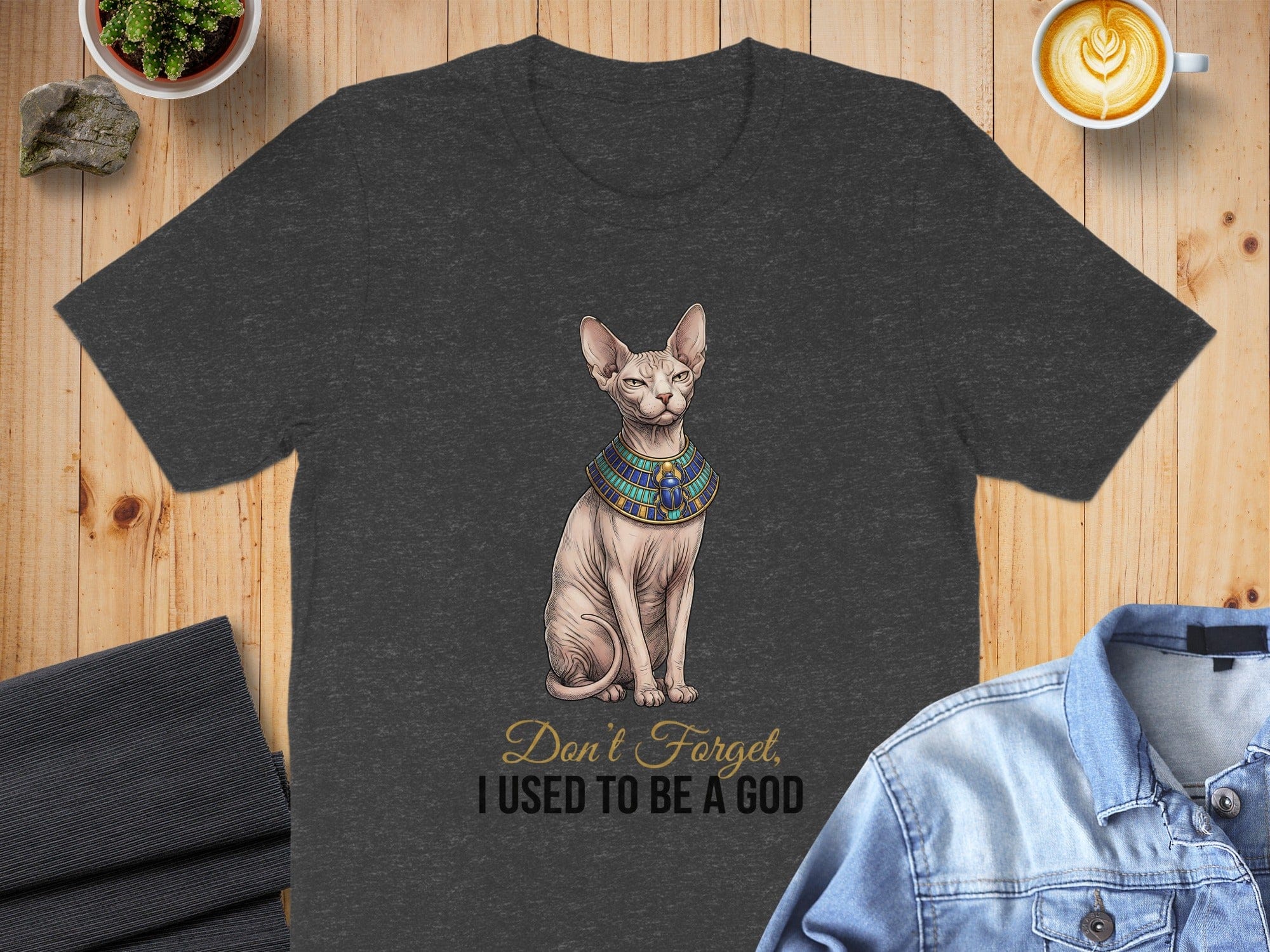 Forget God Sphynx Cat T-Shirt
