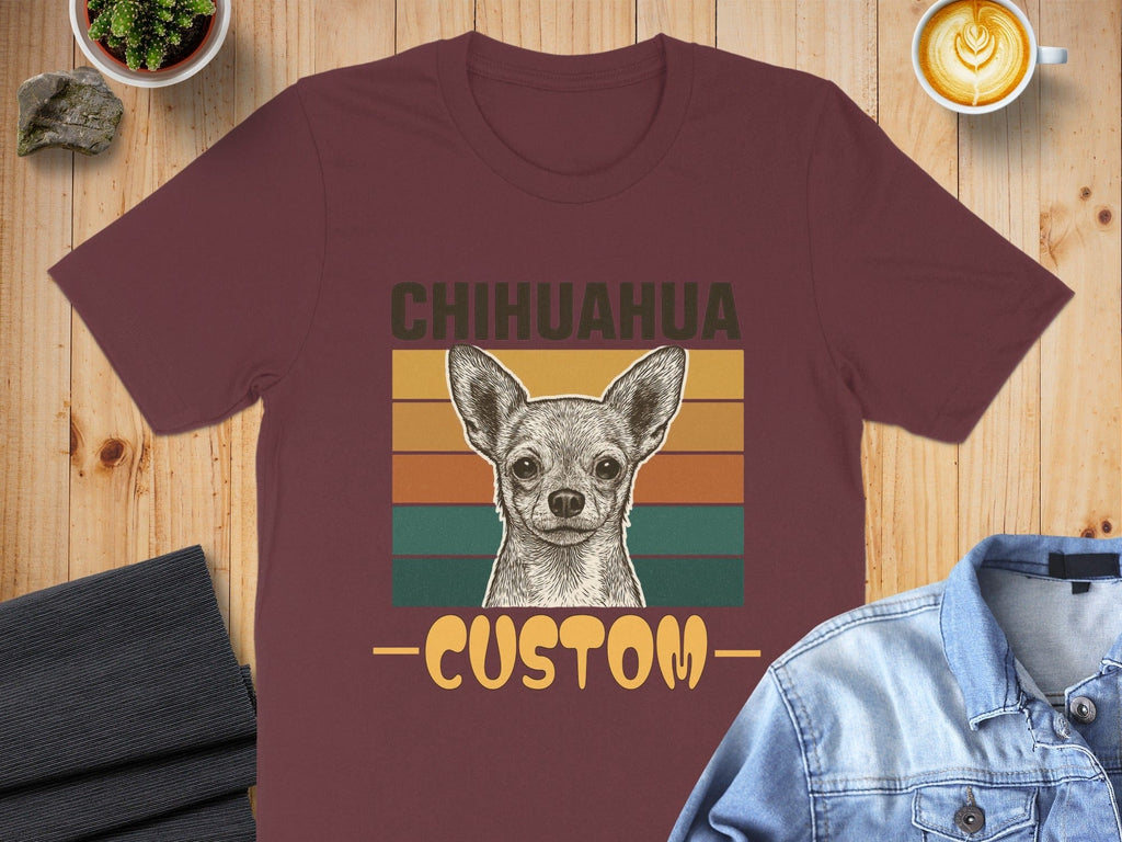Custom Chihuahua Themed Graphic T-shirt