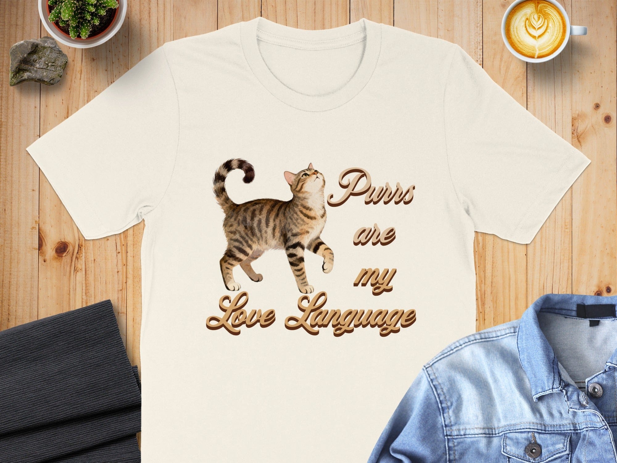 Purrs are my Love Language Cat Design Shirt