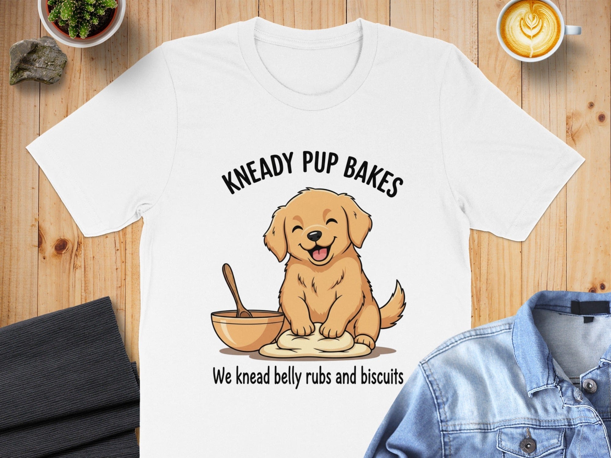 Kneady Pup Bakes We Knead Belly Rubs and Biscuits Shirt