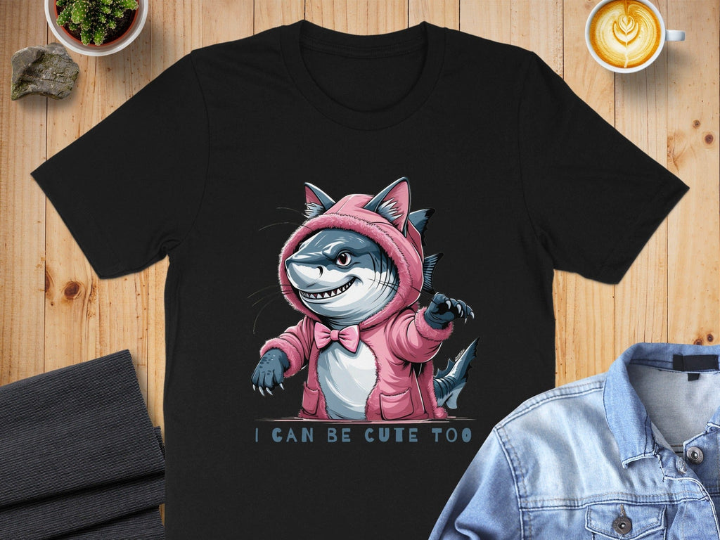 I Can Be Cute Too Shark Graphic T-shirt