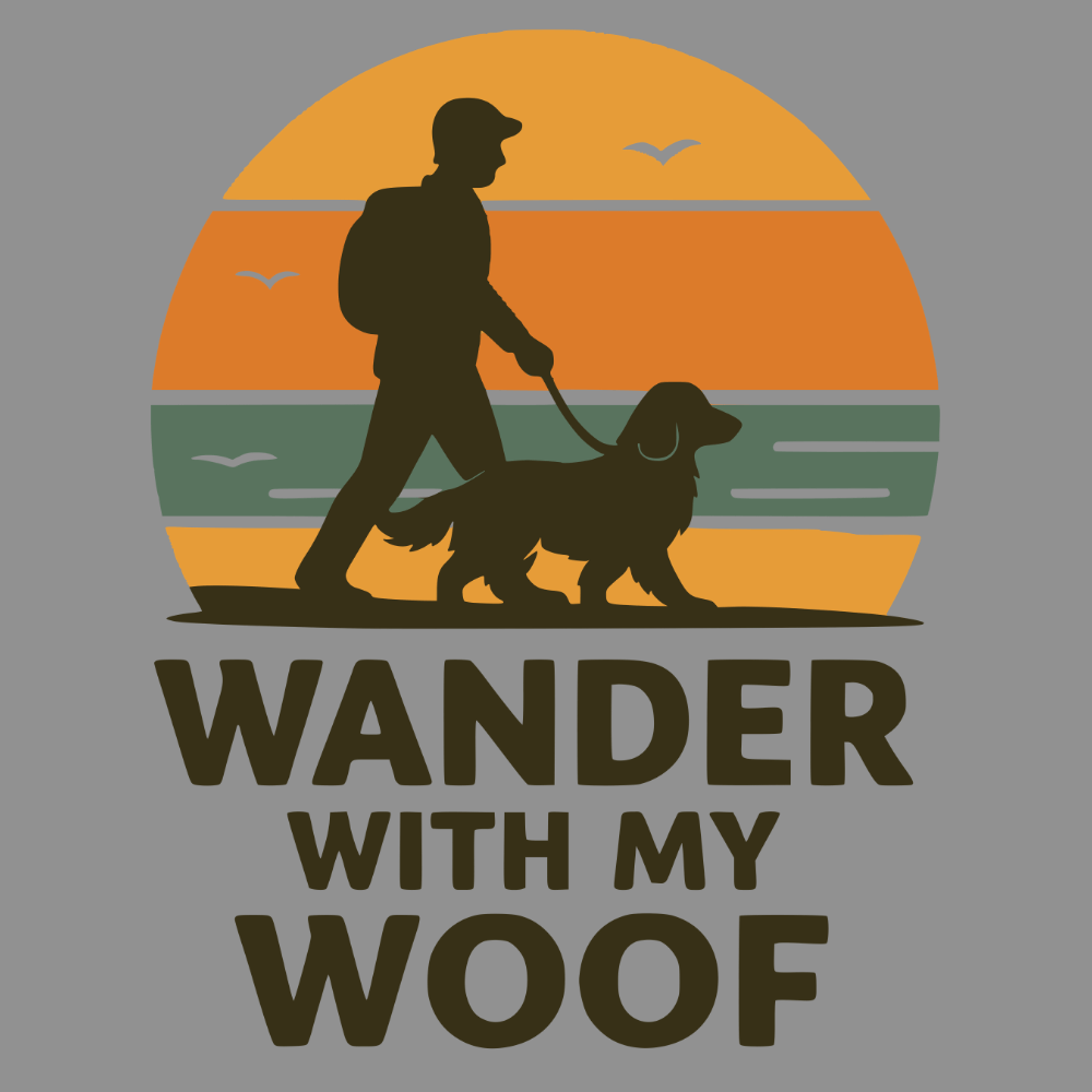 Explore the Outdoors Wander With My Woof T-shirt