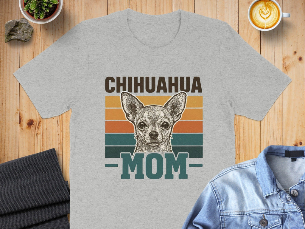 Chihuahua Mom Graphic T-shirt for Pet Lovers