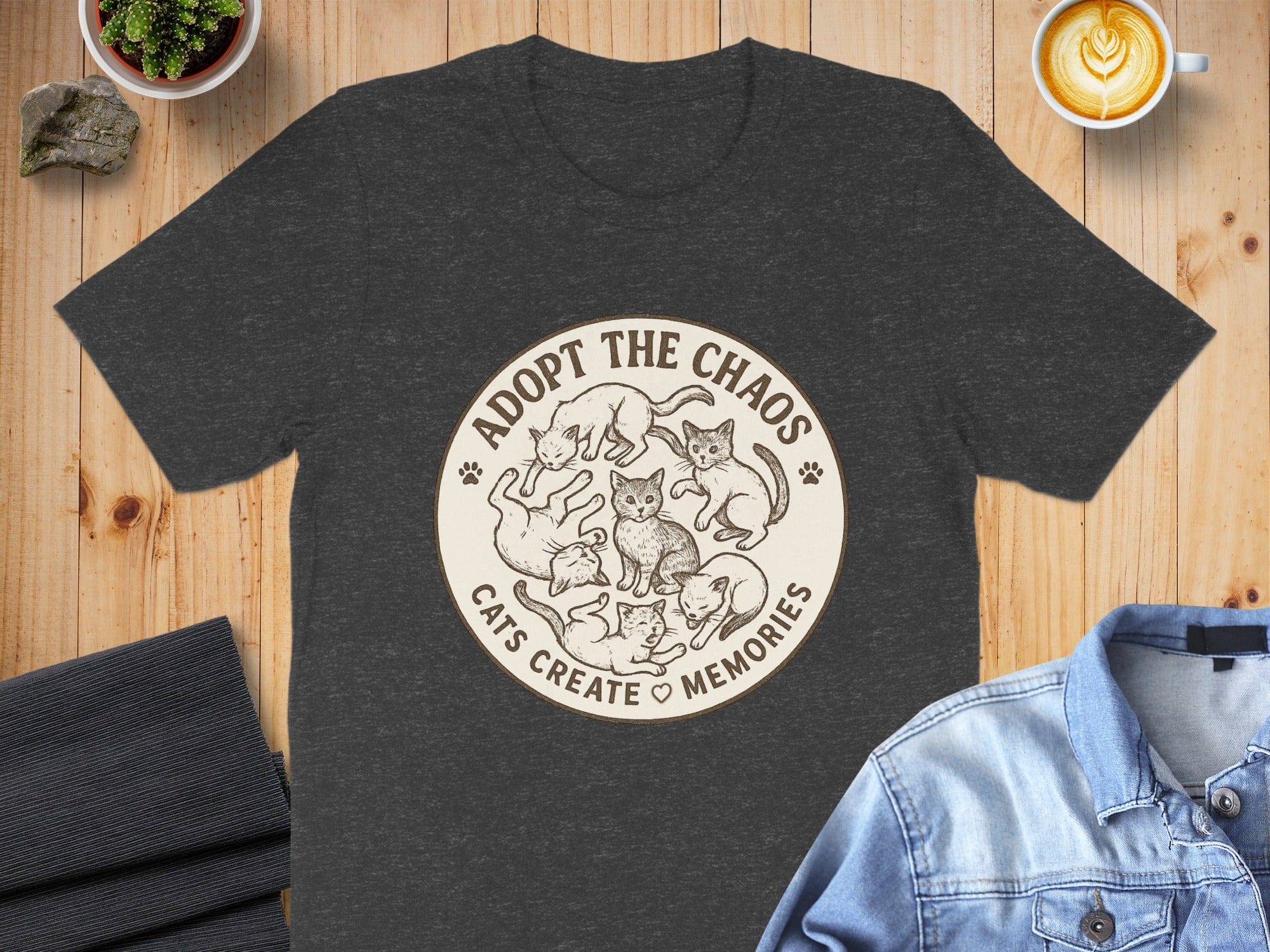 Adopt the Chaos Cats Create Memories T-Shirt