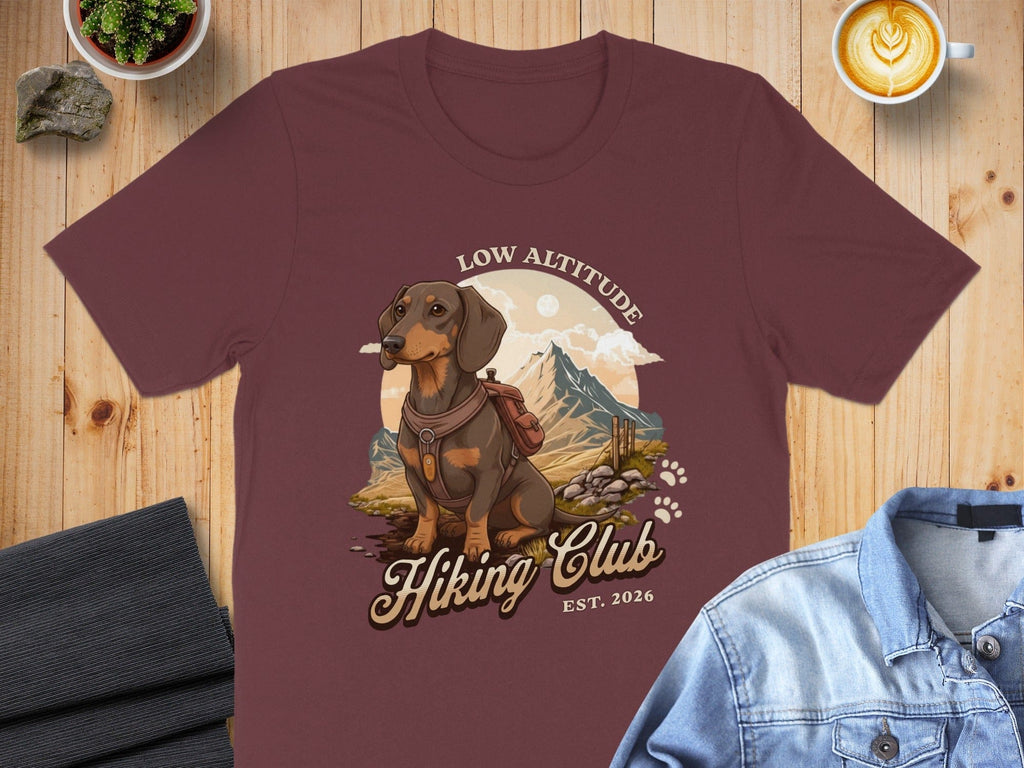 Low Altitude Hiking Club Est 2026 Dog Shirt Product