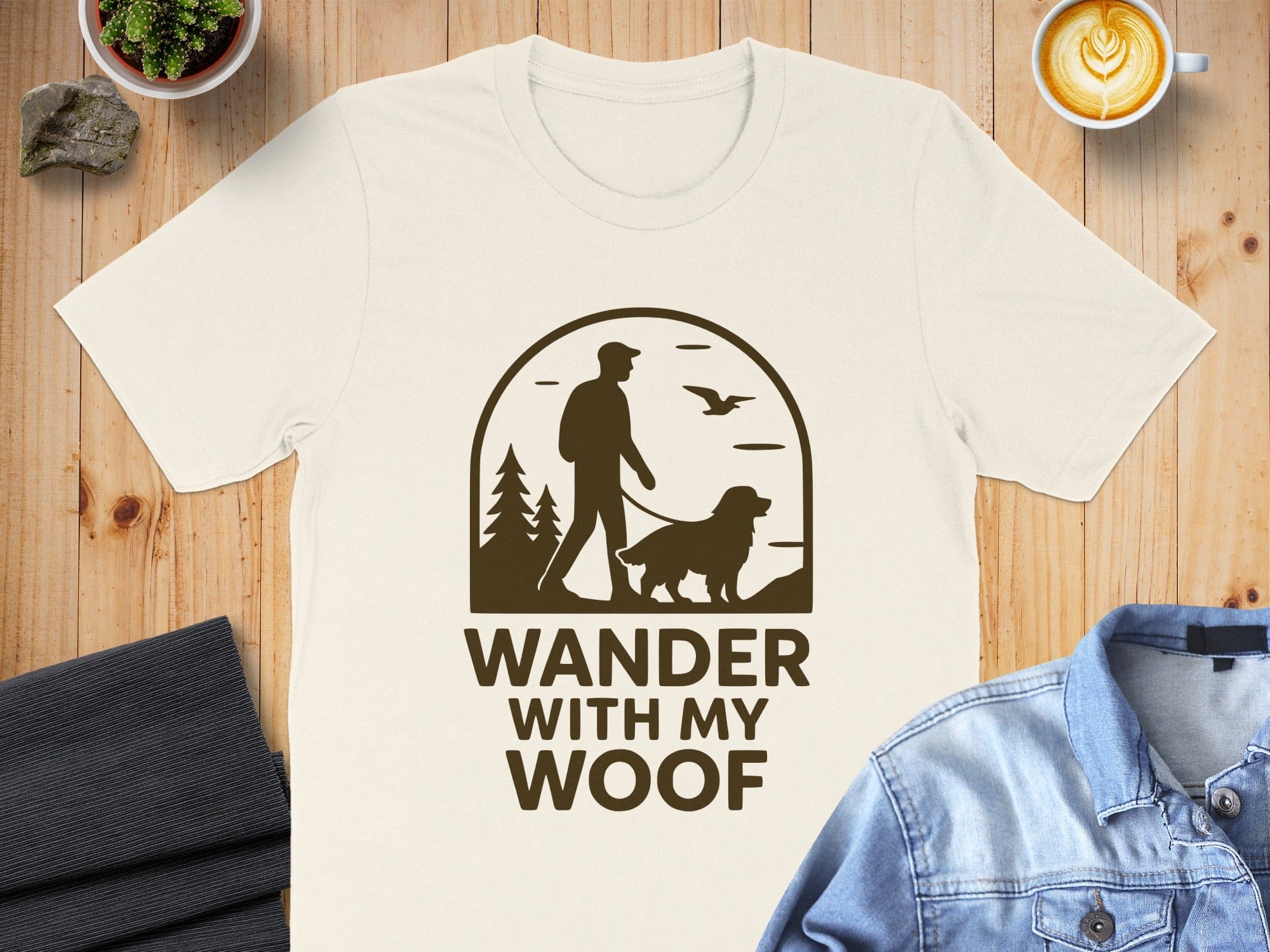 Wander with My Woof Graphic Tee Shirt