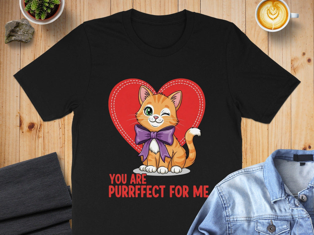 You Are Purrrfect For Me Cat Lover T-shirt