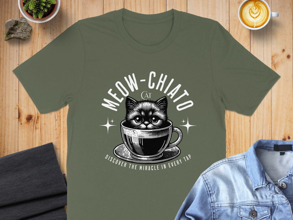 Meow-Chiato Cat Discover Miracle T-Shirt