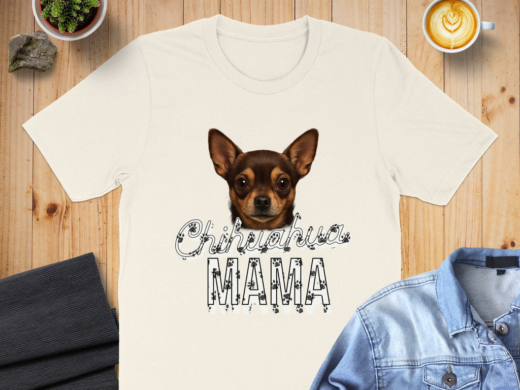 Chihuahua Mama Graphic Tee Shirt