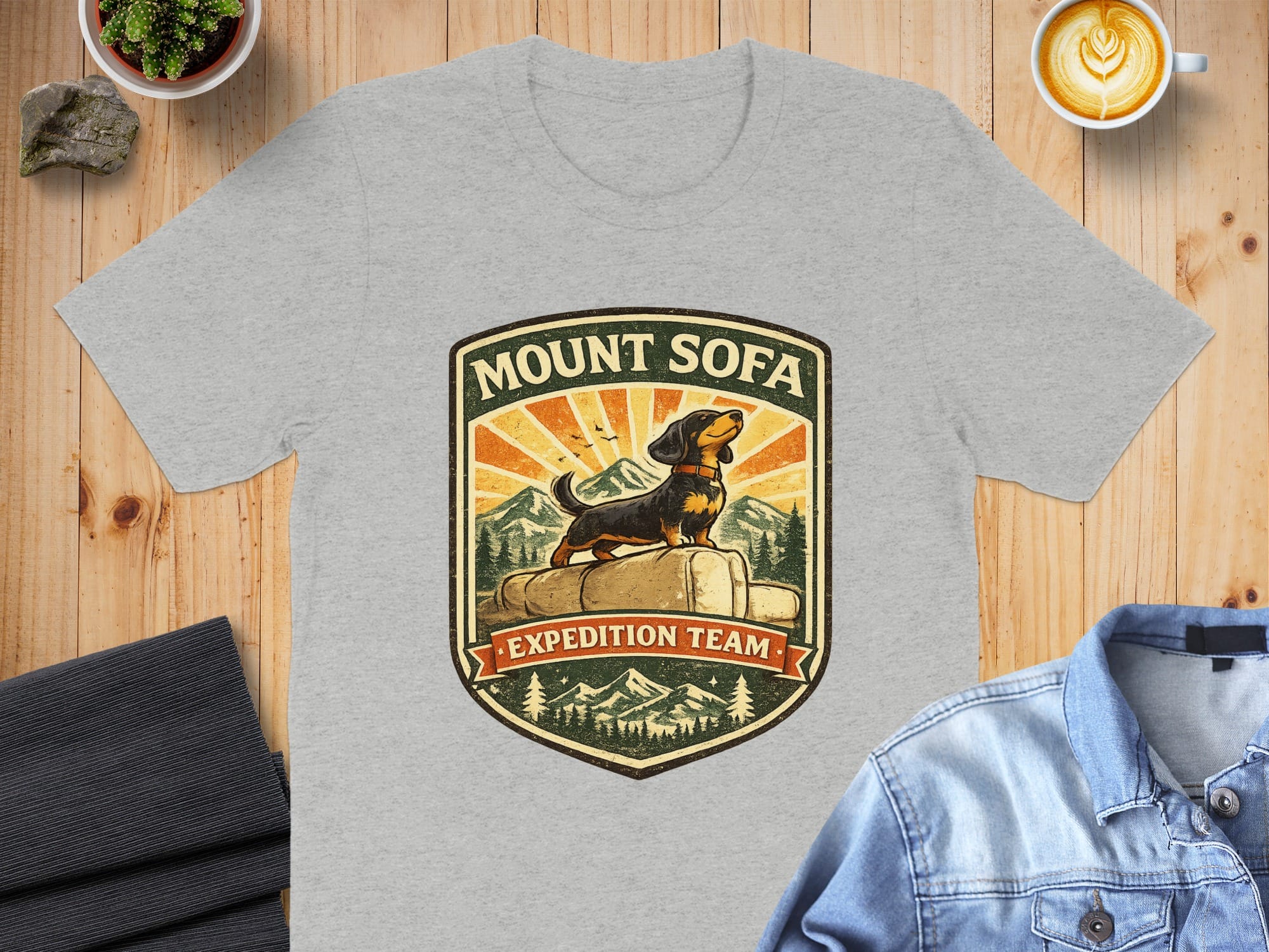 Mount Sofa Expedition Team Graphic T-Shirt