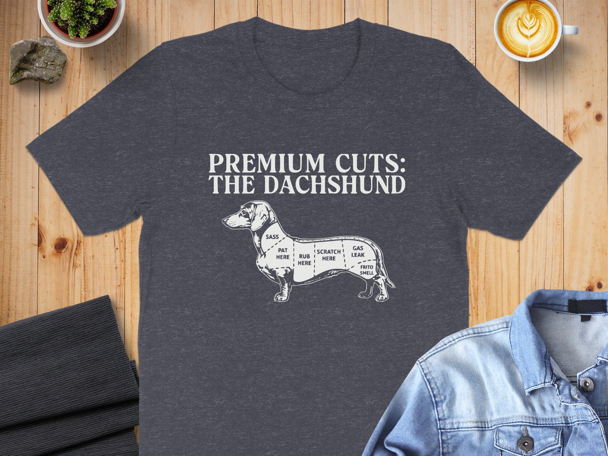 Premium Cuts The Dachshund Tee Fun Dog Lover Shirt