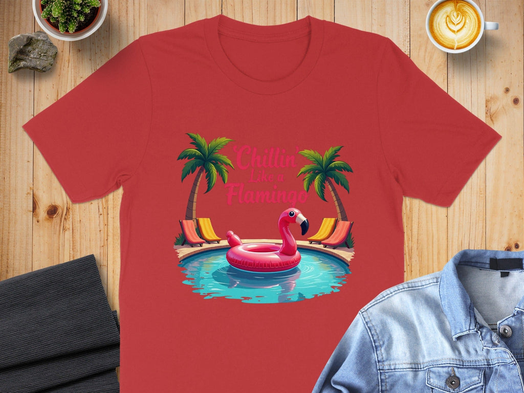Chillin Like a Flamingo Graphic T-Shirt Product