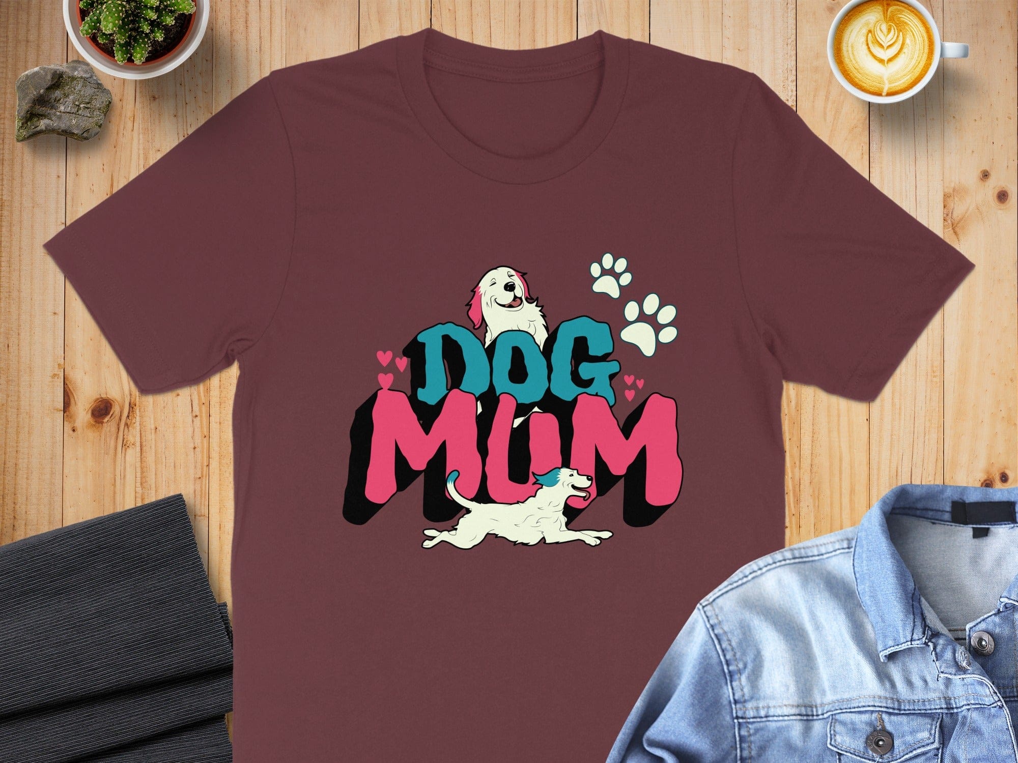 Dog Mum Cute Puppy Design Shirt