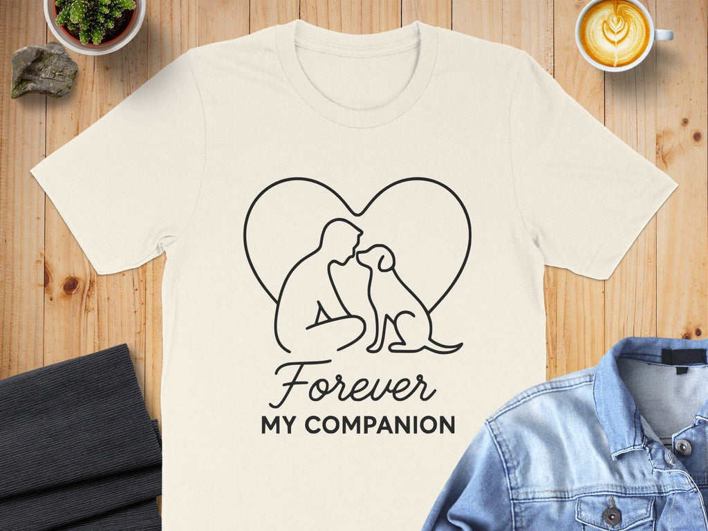 Forever My Companion T-shirt with Heart Design