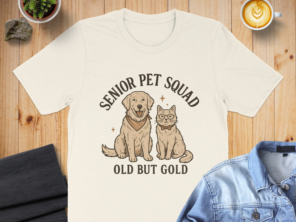 Senior Pet Squad Old But Gold T-Shirt