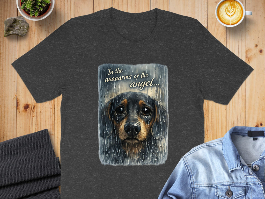 In The Arms of The Angel Dog Lovers T-Shirt