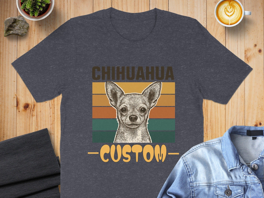 Chihuahua Custom Vintage Design T-shirt for Dog Lovers