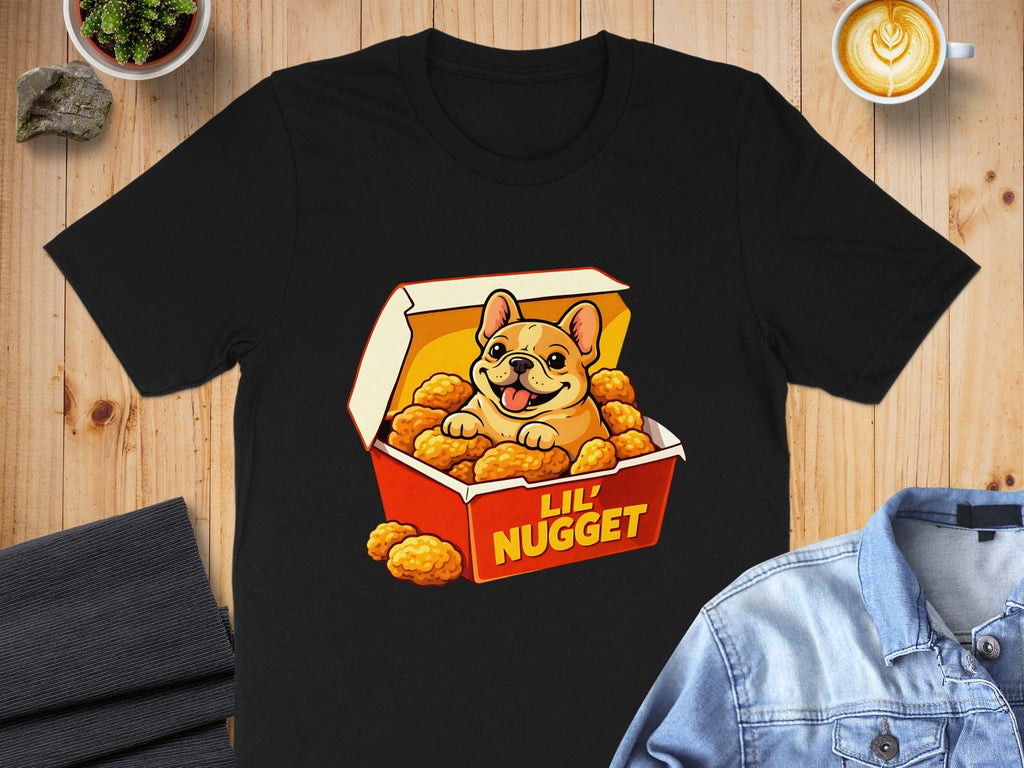 Cute Dog Box of Nuggets Graphic T-Shirt Addition
