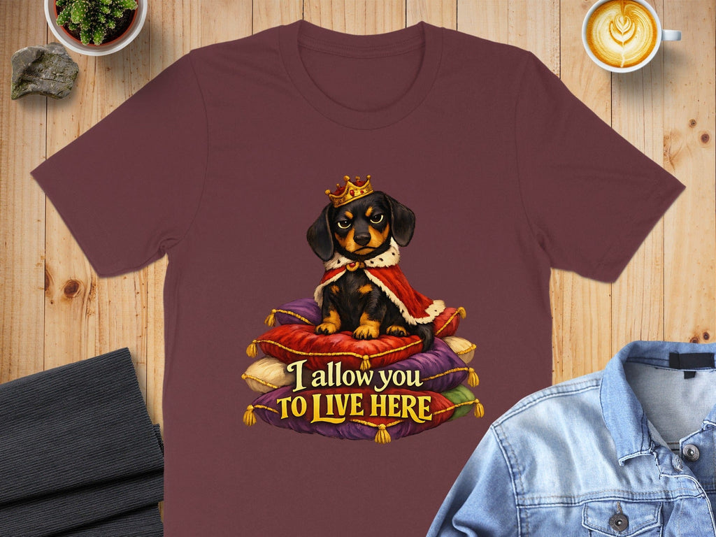I Allow You To Live Here King Dog Graphic T-Shirt