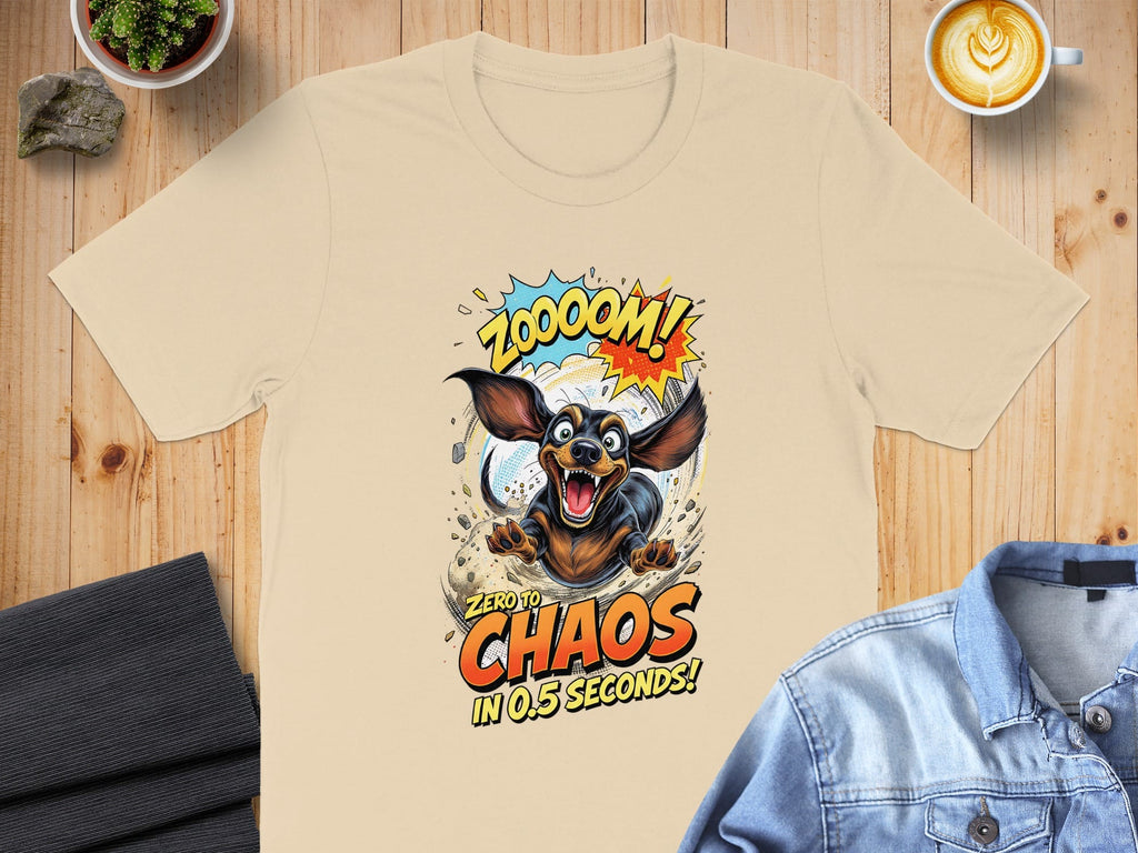 Zoom Chaos Zero To Chaos In 0.5 Seconds Fun T-Shirt
