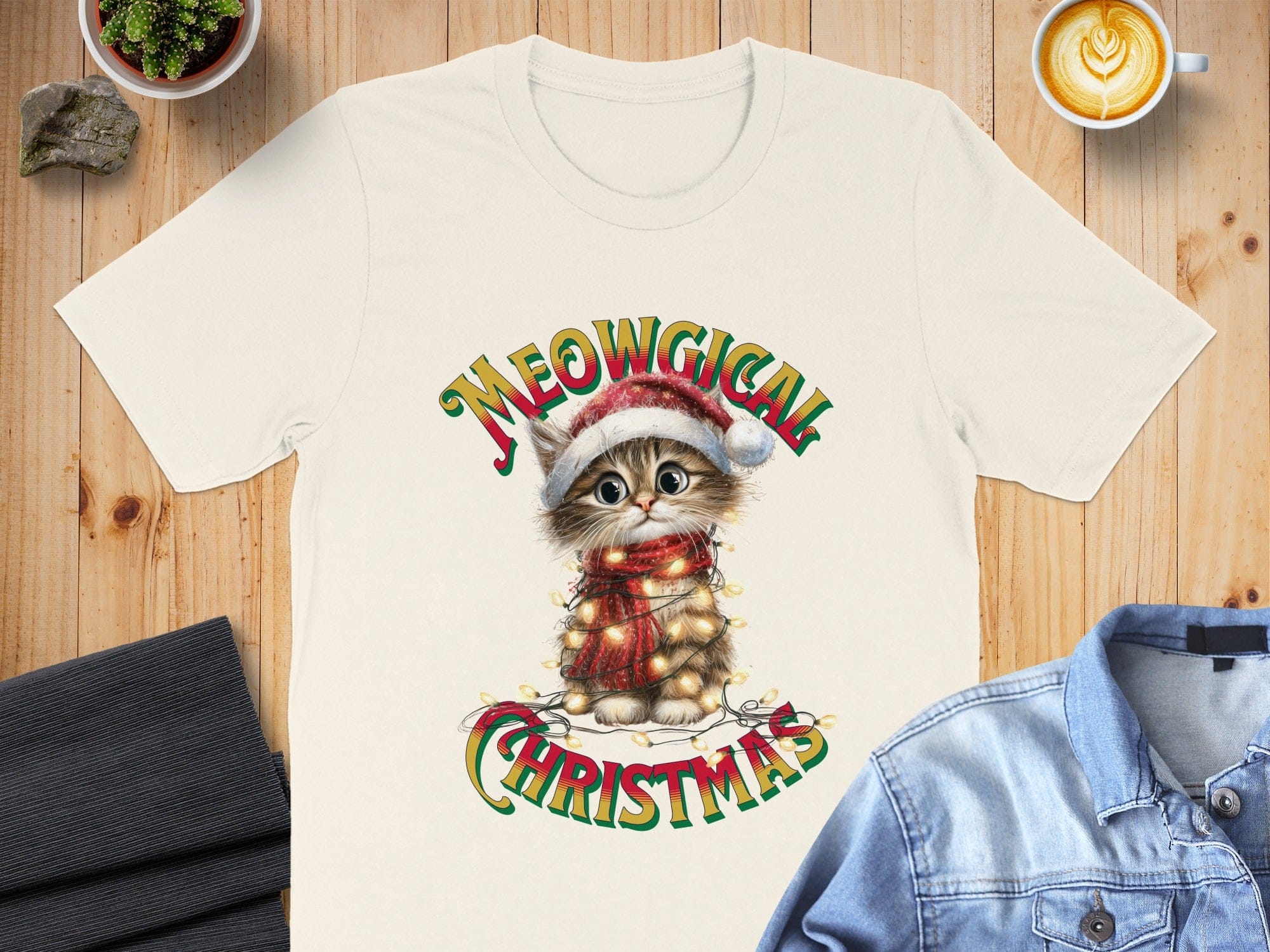 Meowgical Christmas Cat Shirt Perfect for Holidays