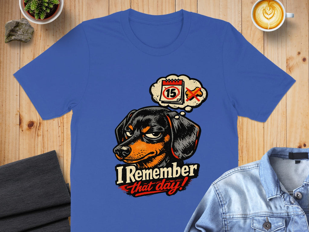 I Remember That Day Dog Illustration Graphic T-Shirt