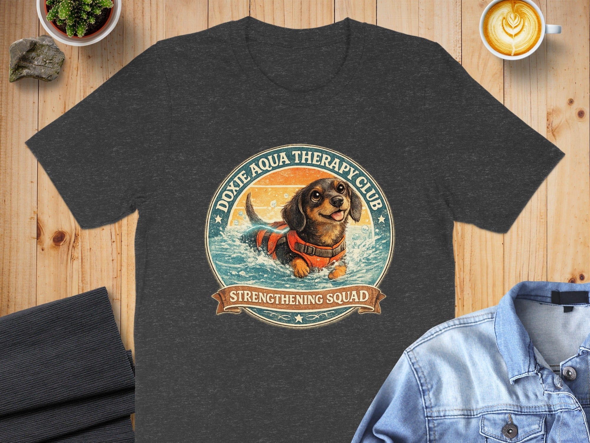 Doxie Aqua Therapy Club Strengthening Squad Shirt