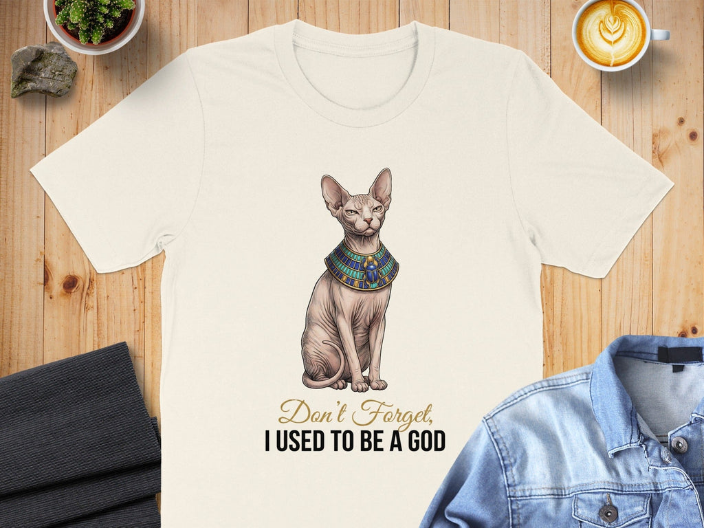 Forget God Sphynx Cat T-Shirt