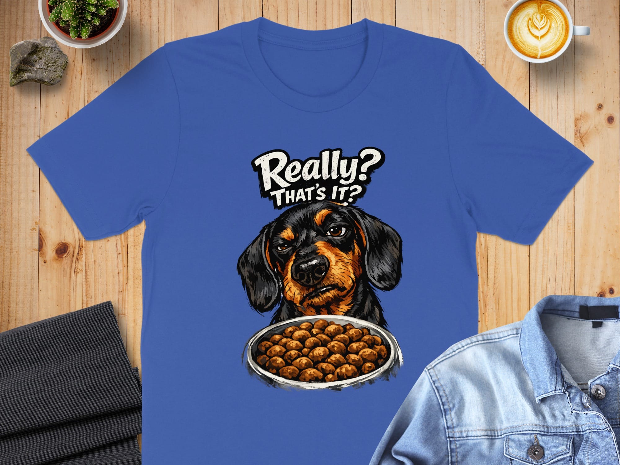 Really That's It Funny Dog Print T-shirt