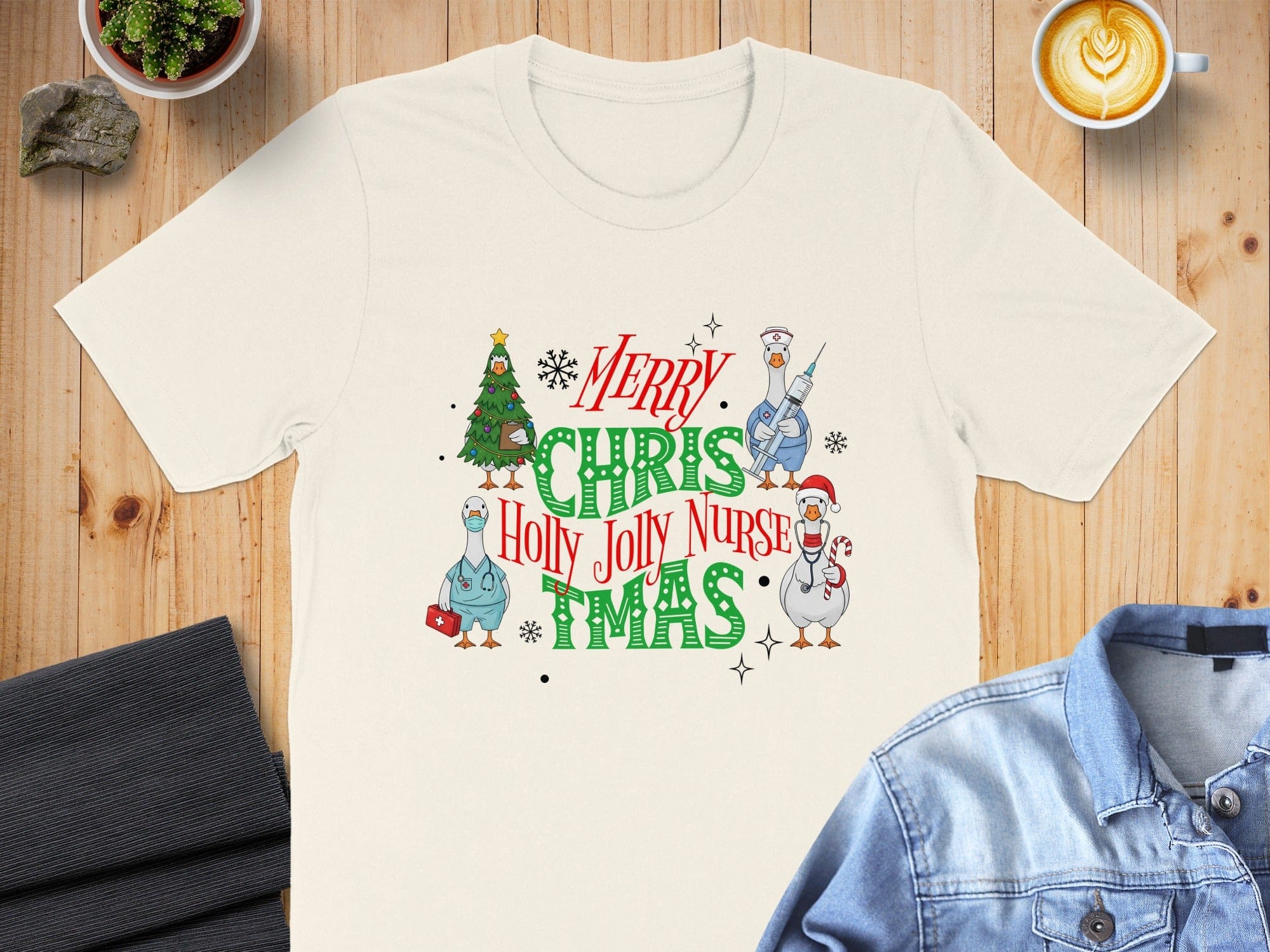 Merry Chris Holly Jolly Nurse Xmas Shirt