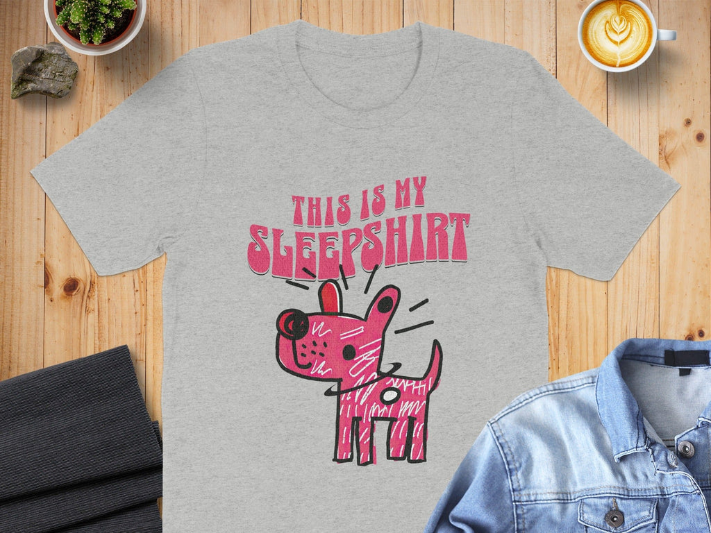 This Is My Sleepshirt With Cartoon Dog T-Shirt