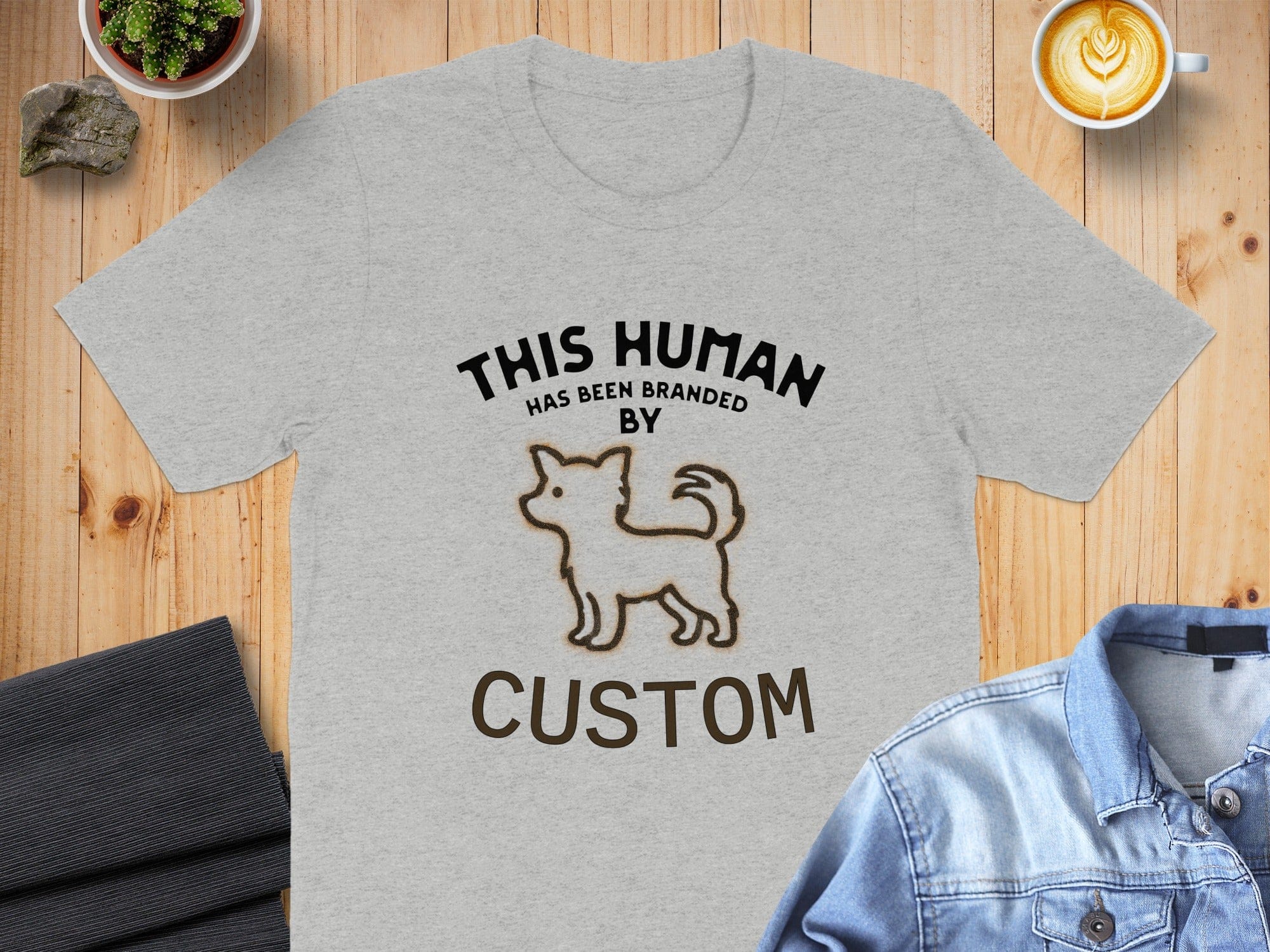 This Human Has Been Branded by Custom Dog Shirt