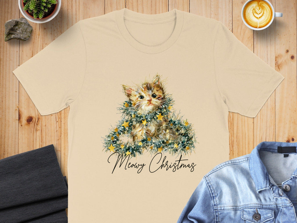 Merry Christmas Kitten Graphic T-Shirt product