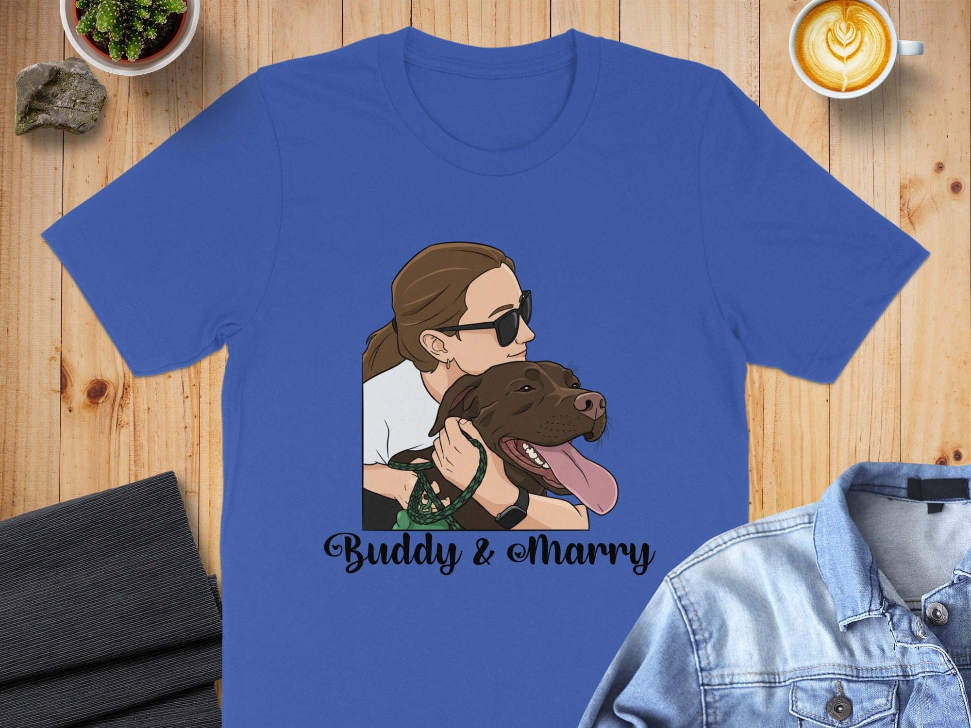 Adorable Buddy and Marry Graphic Casual Wear