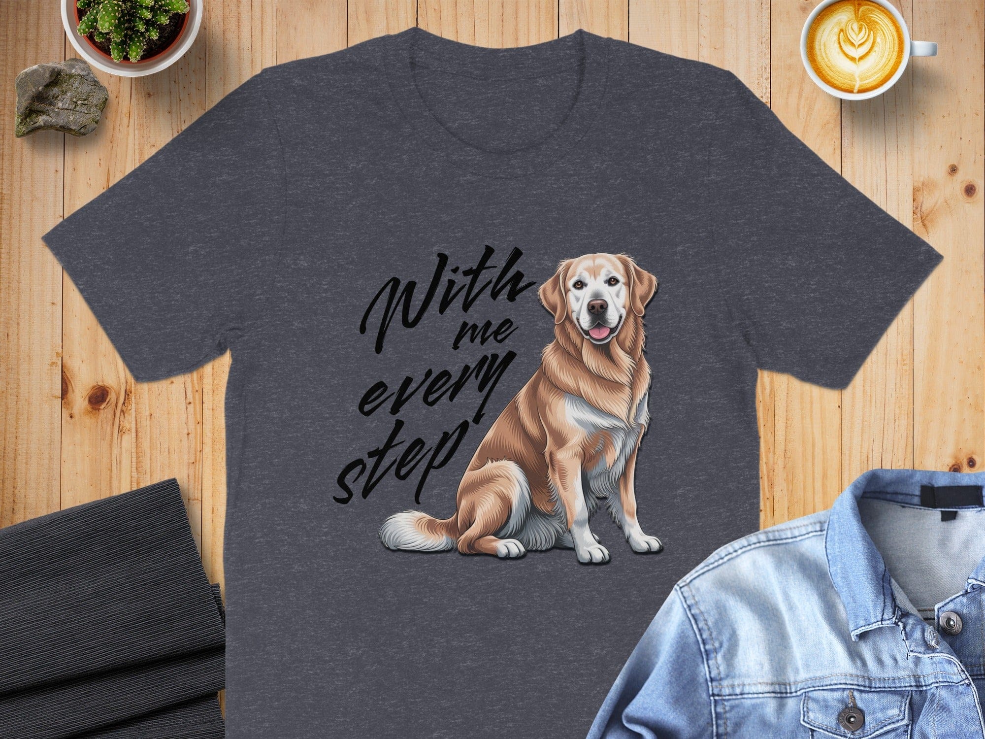 With Me Every Step Dog Graphic Shirt Product