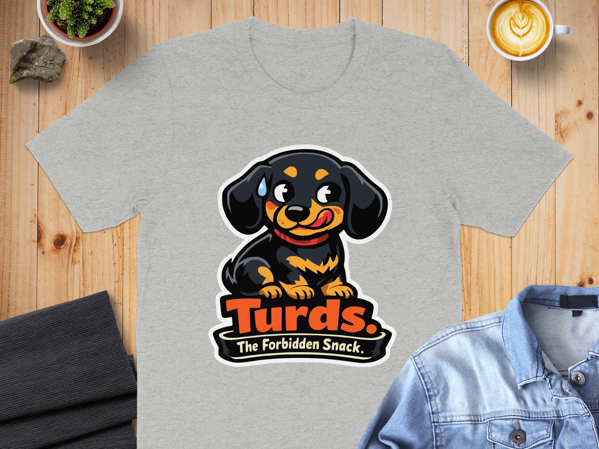 Turds The Forbidden Snack Funny Dachshund Shirt