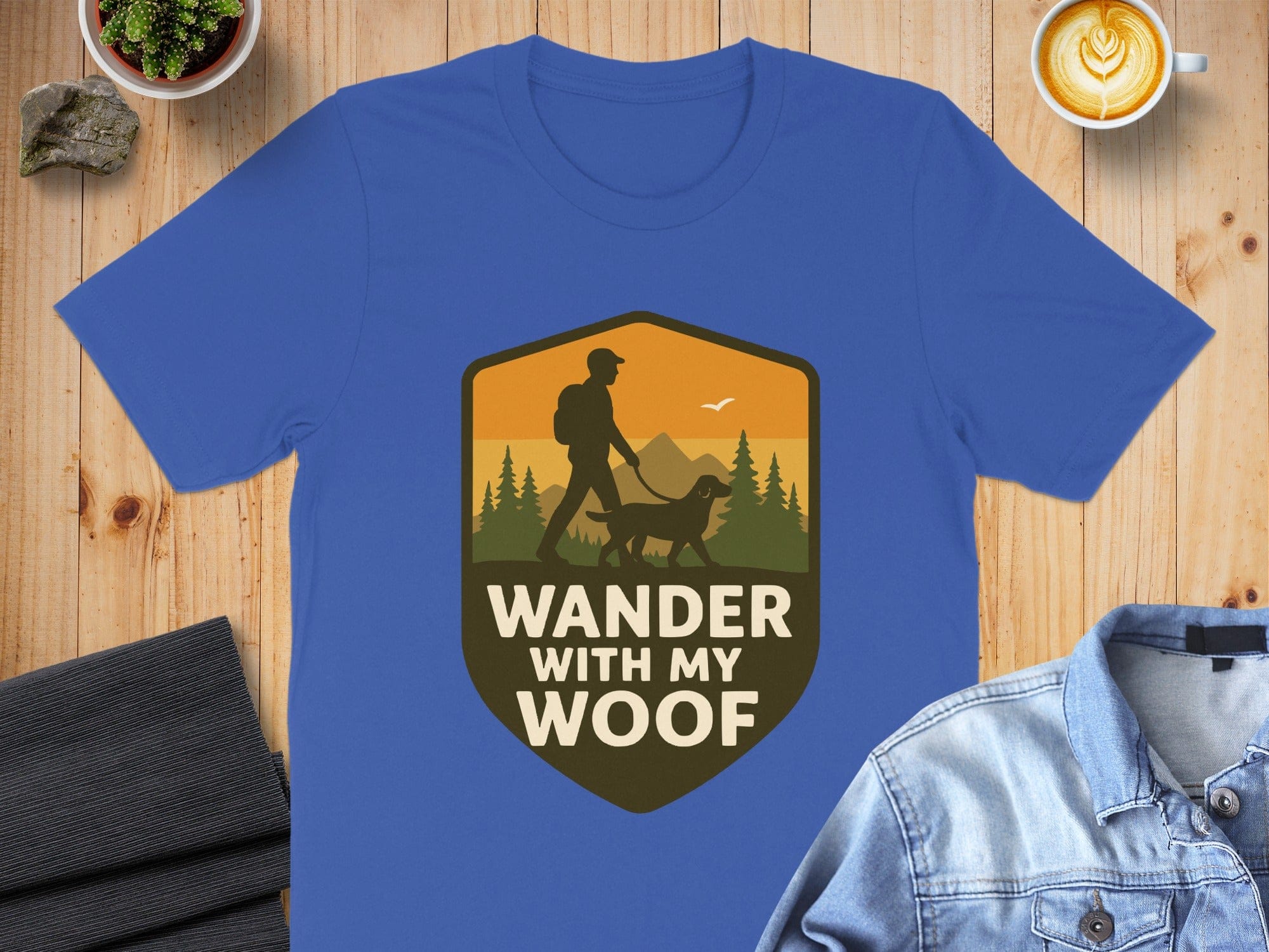 Wander With My Woof Casual Style Adventure Shirt