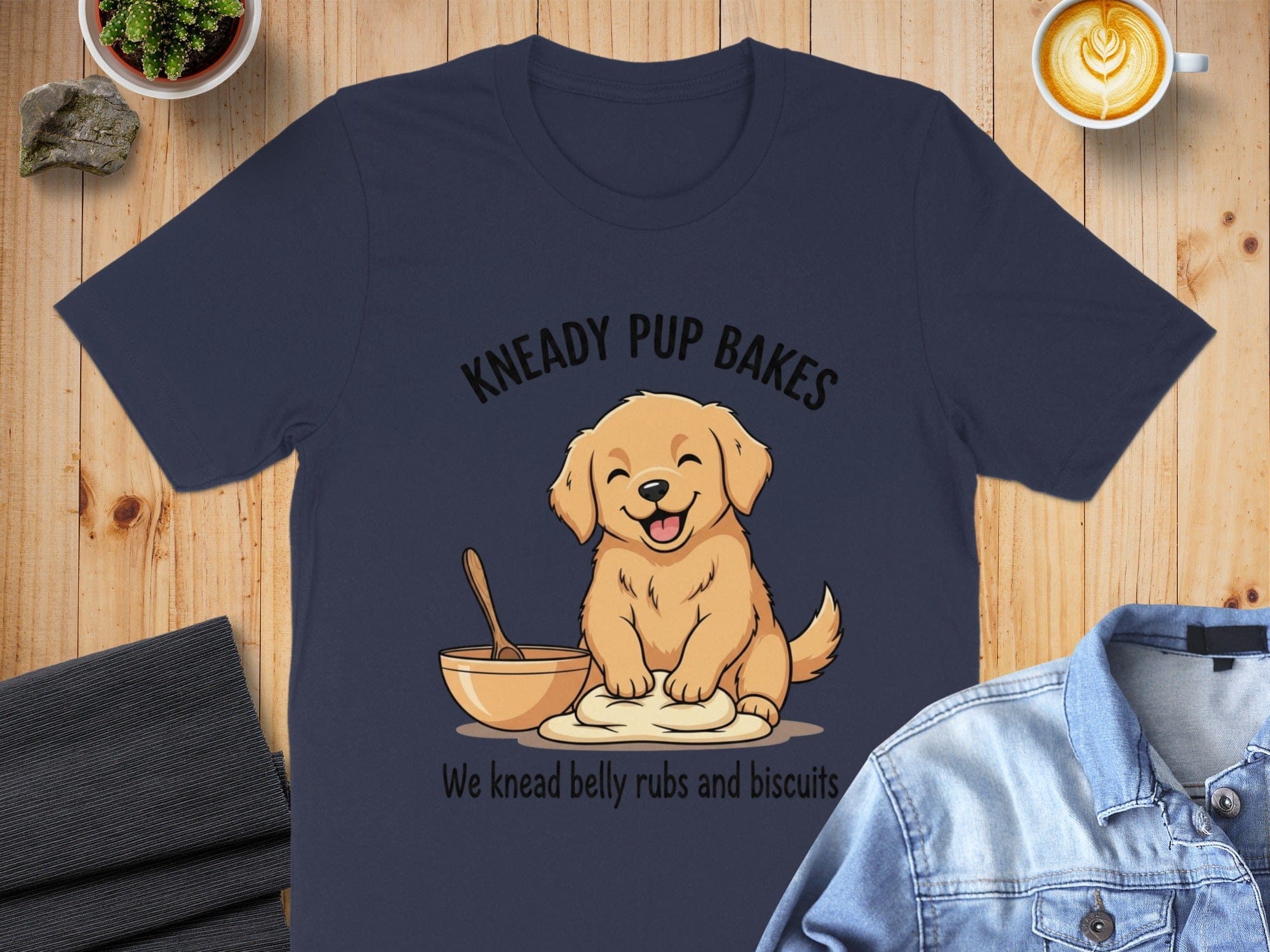 Kneady Pup Bakes We Knead Belly Rubs and Biscuits Shirt