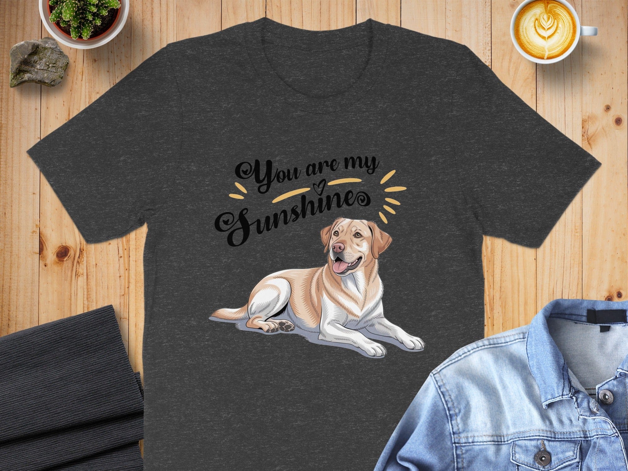 You are My Sunshine Quote with Happy Dog t-shirt product