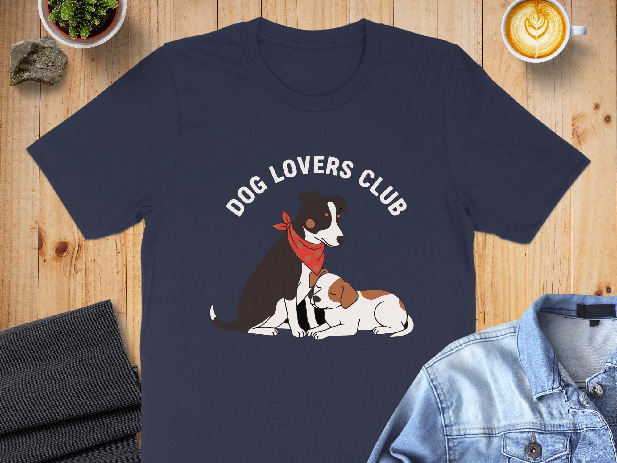 Dog Lovers Club Cute Illustrated T-shirt Design