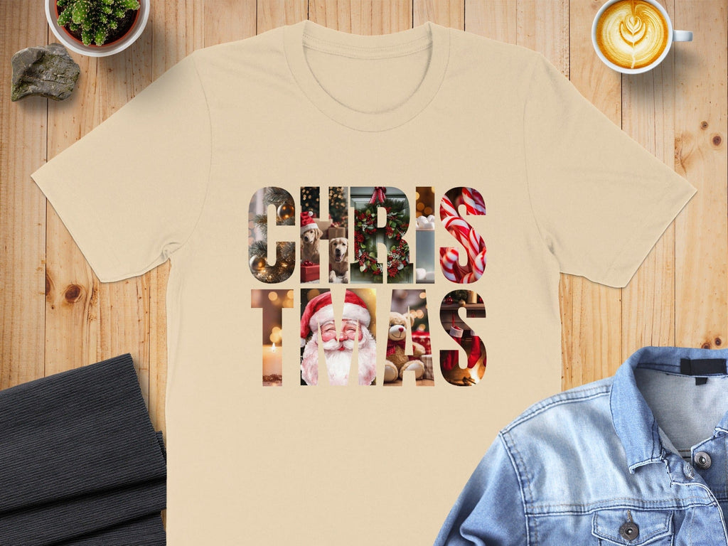 Festive Santa Christmas Graphic T-Shirt Product