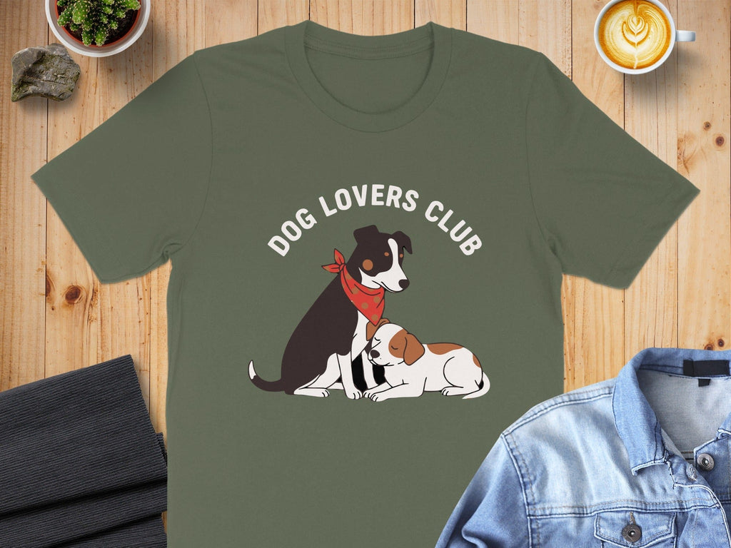 Dog Lovers Club T-Shirt Perfect for Pet Owners