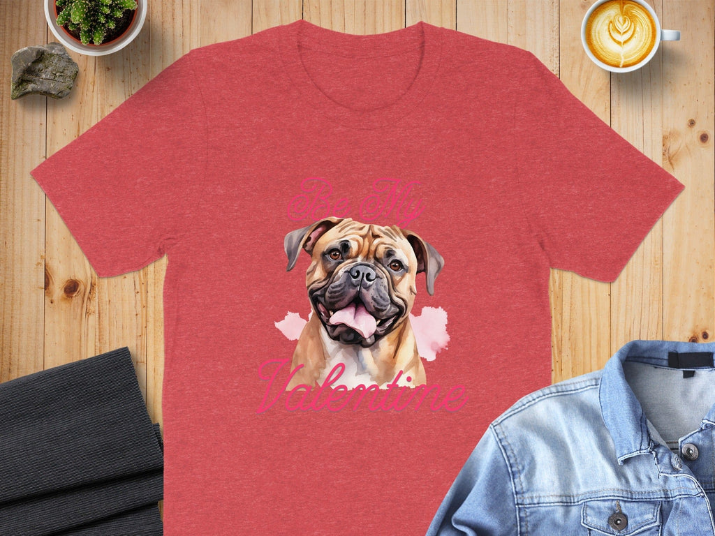 Be My Valentine Dog Lover Graphic T-Shirt