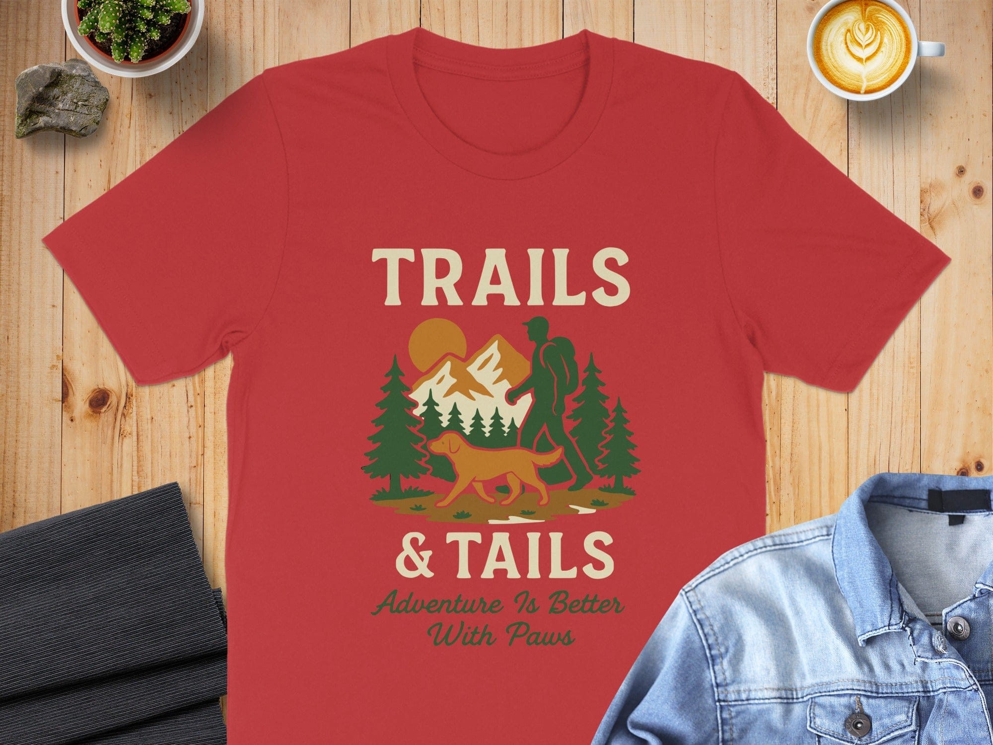 Trails and Tails Adventure Is Better With Paws shirt
