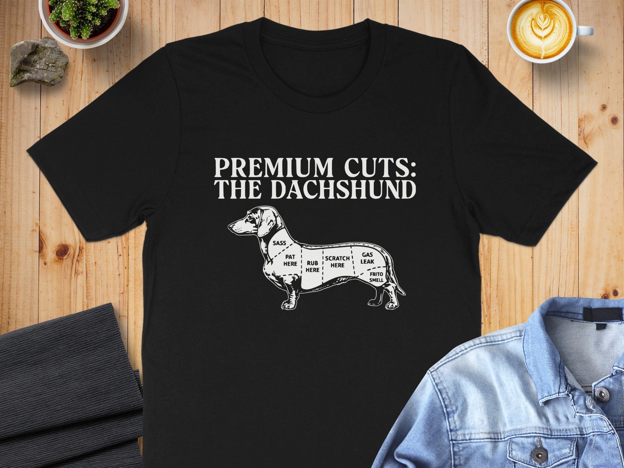 Premium Cuts The Dachshund Graphic T-Shirt