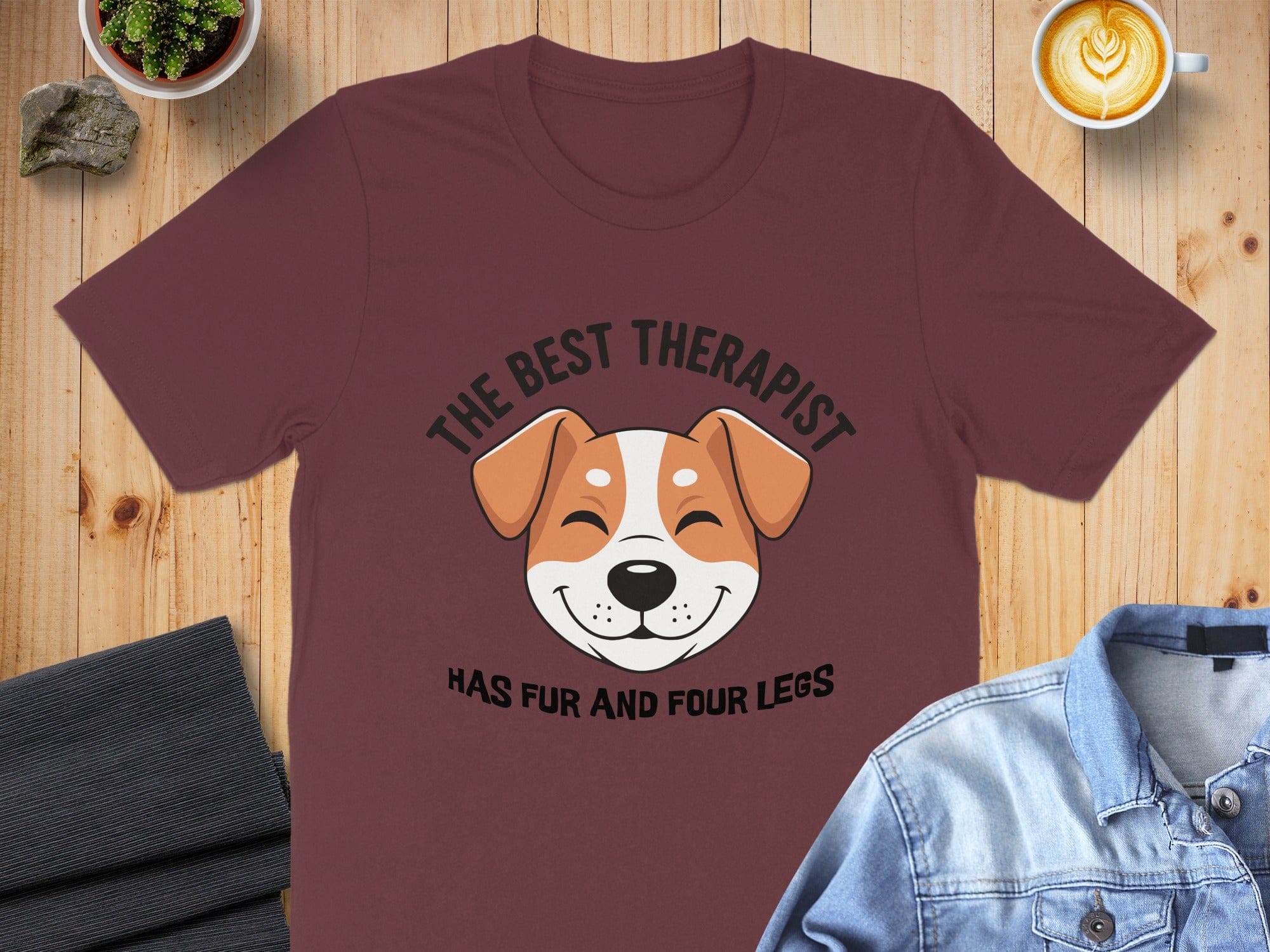 The Best Therapist Has Fur and Four Legs T-Shirt