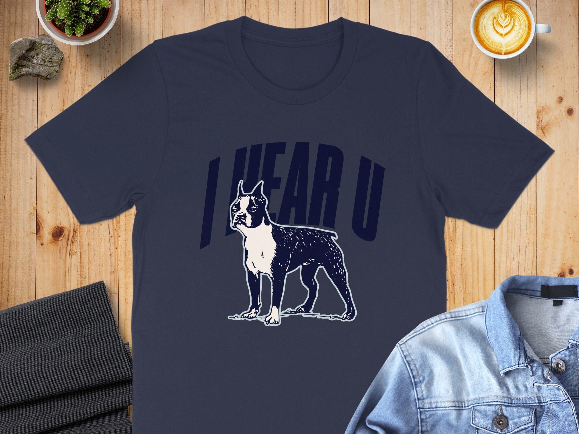 I Hear U Dog Graphic T-Shirt for Casual Wear